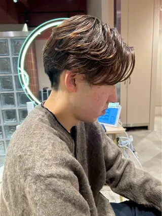 カラー メンズ メンズカット ⚡️ カラー/レア⚜️のヘアスタイル