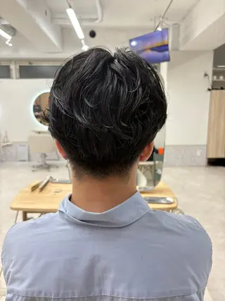 パーマ メンズ ナチュラルヘア🦋 のの  YECCAのヘアスタイル