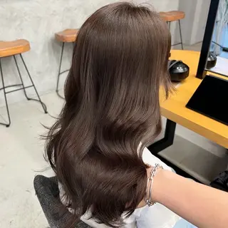 セミロング カラー 新宿/レイヤー/ 透明感カラーしょうごのヘアスタイル