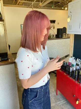 ミディアム カラー 🌟ブリーチカラー KANA/草薙🌿のヘアスタイル