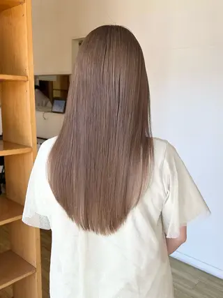 ロング カラー ペッツ本店 スタイリスト増田ゆきのヘアスタイル
