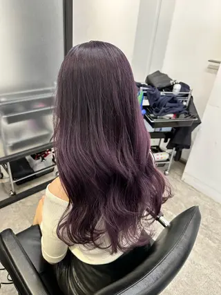 ロング カラー ヘアアレンジ ダブルカラー｜ なおき｜池袋美容師のヘアスタイル