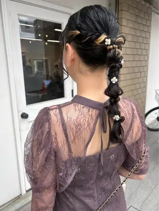 ロング ヘアアレンジ 美髪× ヘアセット✨Araiのヘアスタイル