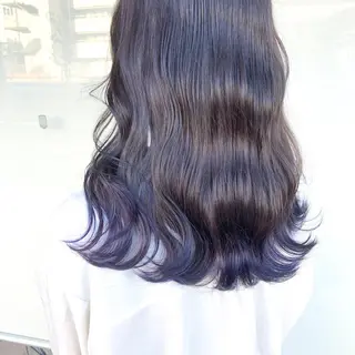 セミロング レイヤー/艶髪カラー 森本くるみのヘアスタイル