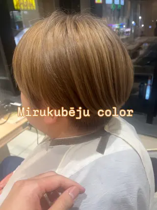 ショート カラー メンズ メンズパーマ特化型 美容師/荒井海音のヘアスタイル