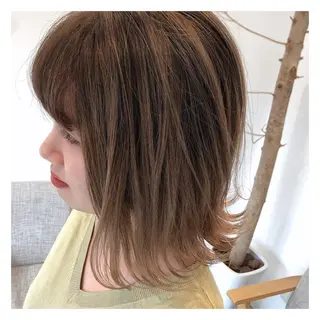 ミディアム カラー 堀田 将輝のヘアスタイル