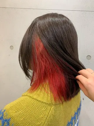 ミディアム おせ ちさとのヘアスタイル