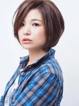 ショート サロンアカデミー 増渕　規泰のヘアスタイル
