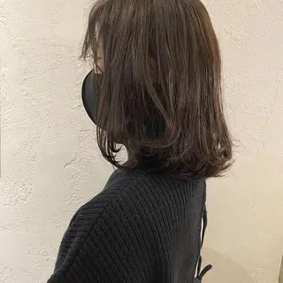 ミディアム カラー レイヤーボブ/ボブ 仲川和人のヘアスタイル