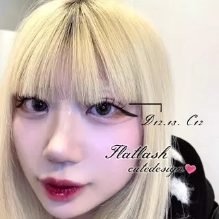 マツエク・マツパ Mell Yuuna ♡パリエク /束感のマツエク・マツパデザイン