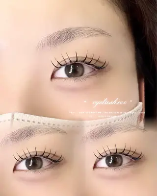 マツエク・マツパ 大阪福島🎀るのん 韓国束感マツエク🧁のマツエク・マツパデザイン