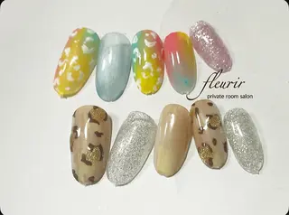 ネイル フルリール 【プライベートサロンのネイルデザイン