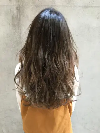 セミロング ロング 沖 宜志のヘアスタイル