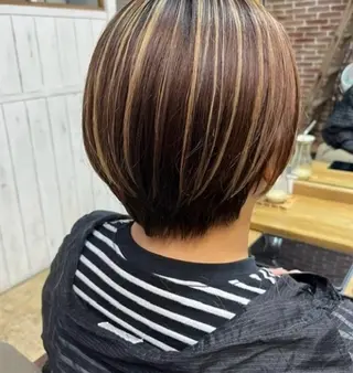 ショート Hair ruup 平良那生のヘアスタイル