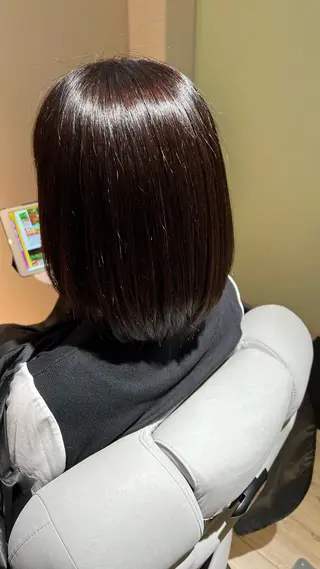 ミディアム 石丸 智英のヘアスタイル