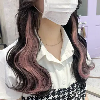 セミロング 羽.シールエクステ 🍓 篠田梓のヘアスタイル