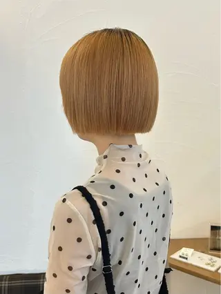 ミディアム 水谷 優華のヘアスタイル