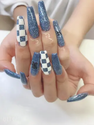 ロング JNA認定講師🌸 RIEのネイルデザイン