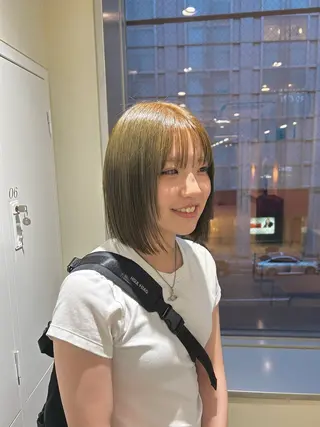 ショート カラー 🩰ニシムラヒカリ 半個室salon♡*のヘアスタイル