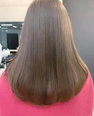 カラー 透明感カラー✂︎ /縮毛矯正/YUKAのヘアスタイル