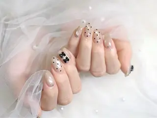 ネイル ワンホン韓国ちゅるん ネイル✨🎀AMIのネイルデザイン