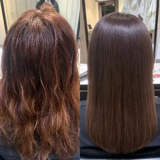 ロング カラー🎀縮毛矯正 咲姫のヘアスタイル