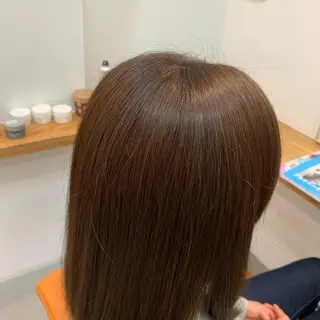 セミロング カラー navile原宿 yumaのヘアスタイル