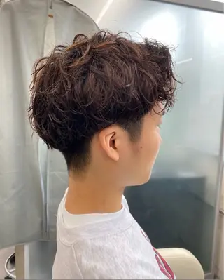 ショート パーマ メンズ メンズカット×パーマ ✂️今井魁人✂️のヘアスタイル