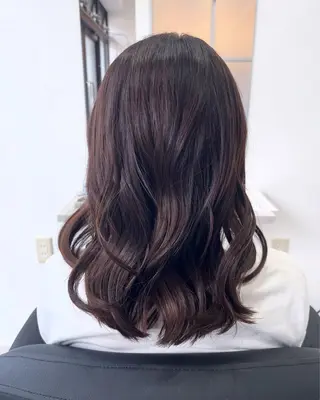 ミディアム カラー 仙台/艶髪/ レイヤー/ゆうか♡のヘアスタイル