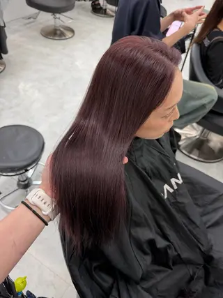 ロング カラー ヘアアレンジ 透明感カラー🎀艶髪 Anju/渋谷🎀のヘアスタイル
