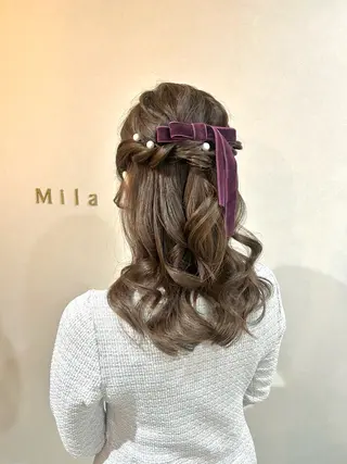セミロング Mila Hazukiのヘアスタイル