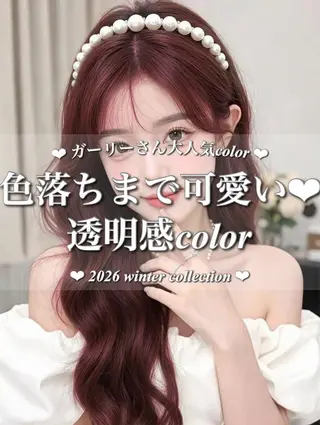 カラー 韓国girly 🪽🫧ハルナ🎀のヘアスタイル