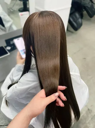 ロング 御器所／髪質 改善カラー／まりえのヘアスタイル
