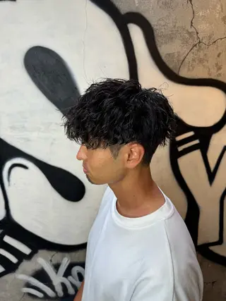 ショート パーマ メンズ 【モデル大募集🔥】 kearny錦糸町のヘアスタイル