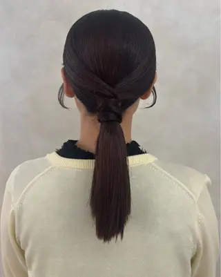 ミディアム ヘアアレンジ 🎀nonoka🎀 カラーモデル募集中✨のヘアスタイル