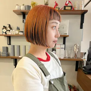 ショート カラー 初めてのショート お任せください✂️のヘアスタイル
