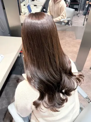 ロング カラー 上野 日菜莉のヘアスタイル