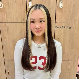 セミロング カラー ボブ/暖色カラー /アカネ🥨のヘアスタイル