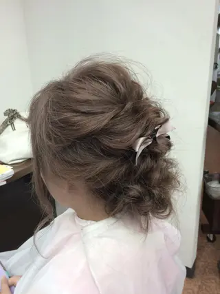 ヘアアレンジ 最高級エクステ /羽エクステ白石宇由のヘアスタイル