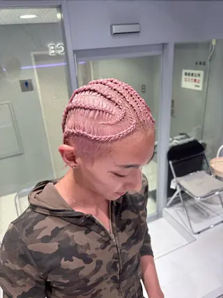 ショート カラー ヘアアレンジ メンズ 新宿ケアブリーチ 🦖NANAのヘアスタイル