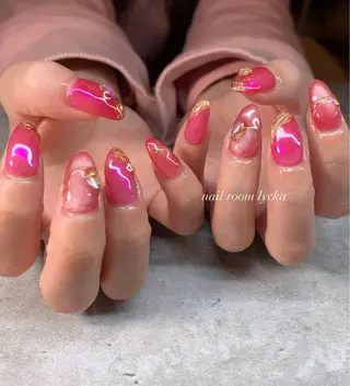 ネイル ネイルルームリッカ 𝐦𝐚𝐲𝐮のネイルデザイン