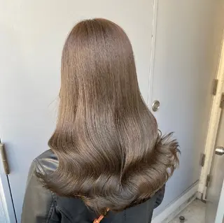 カラー ロング ブリーチ透明感カラー 🍑トウヤ🍑のヘアスタイル