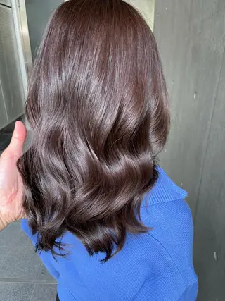 セミロング SNS撮影用 髪質改善モデル募集のヘアスタイル
