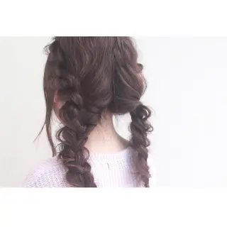 カラー ヘアアレンジ 高木 麻知子のヘアスタイル