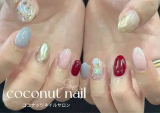 ネイル 神田 ココナッツのネイルデザイン