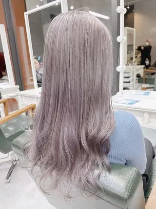カラー ロング Days 透明感カラーのヘアスタイル