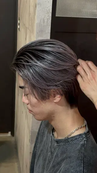 ショート カラー 原宿美容師/複雑 履歴修正/きょたのヘアスタイル