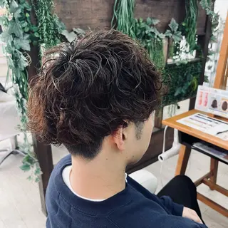 パーマ メンズ 石川 尚斗のヘアスタイル