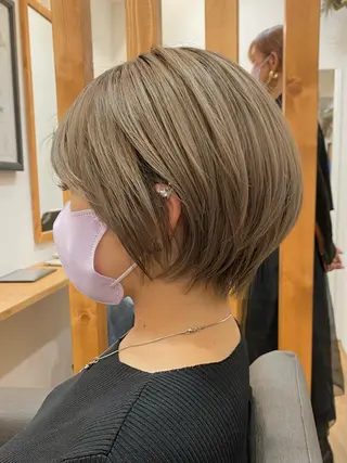 ショート カラー 馬場 涼平のヘアスタイル