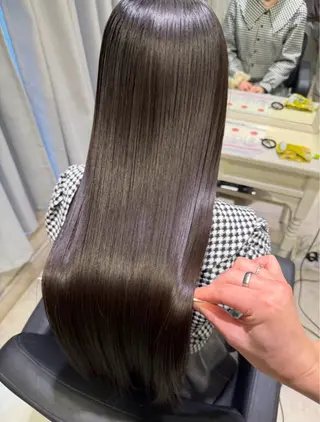 パーマ 💙透明感カラー/ 縮毛矯正/ゆうな💙のヘアスタイル